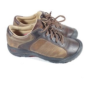 Keen Austin Brown Leather Trail Shoes Mens 9